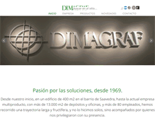 Tablet Screenshot of dimagraf.com